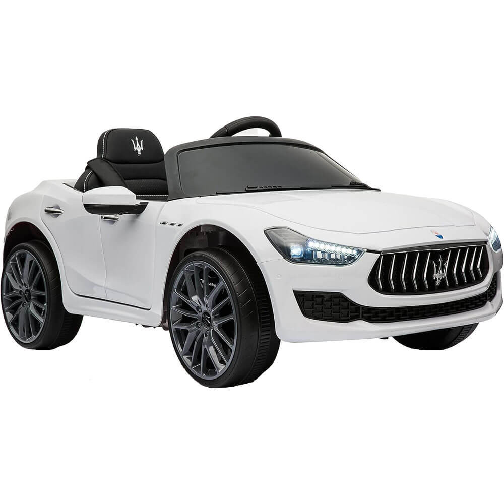 Best Ride On Cars - MASGIB12VWHT Maserati Ghibli 12V Battery Powered Ride On Toy - White | Best Buy U.S.
