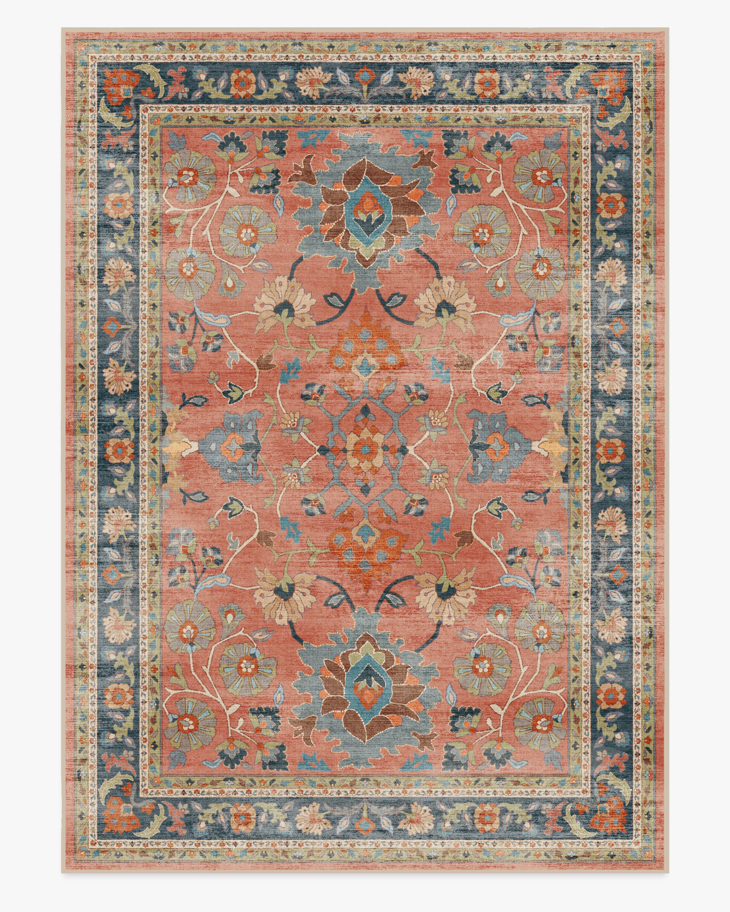 Calabria Coral Multicolor Rug | Ruggable