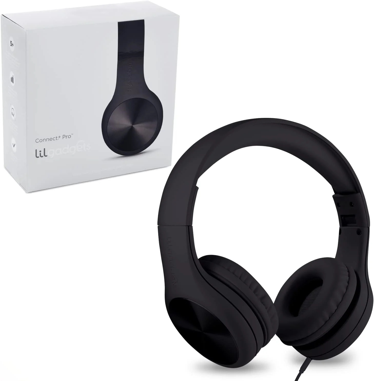 LilGadgets Connect+ Pro Wired Kids Headphones - Designed with Kids' Comfort in Mind, Child-Friend... | Walmart (US)