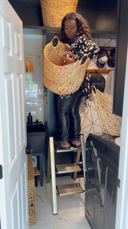 My favorite step stool from Amazon, it’s so slim it fits anywhere! Also sharing my favorite laundry room storage and organization hacks.

#LTKhome #LTKsalealert