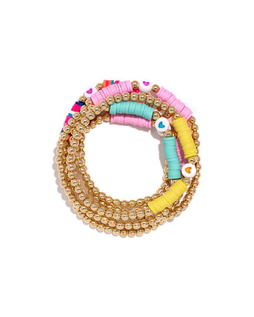 Poppy Beaded Bracelet Set - Multi - SALE | VICI
