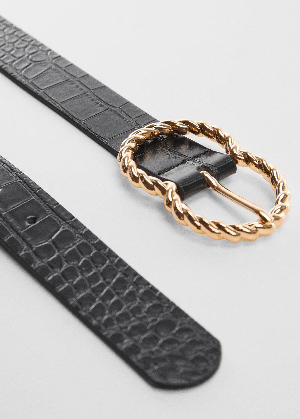 Braided belt with buckle | MANGO (US)