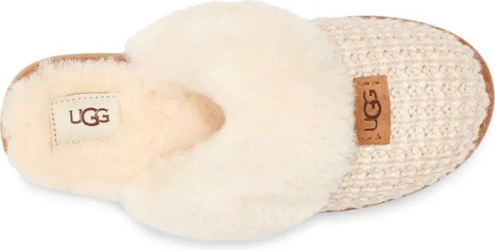 UGG® Cozy Knit Genuine Shearling Slipper | Nordstrom | Nordstrom