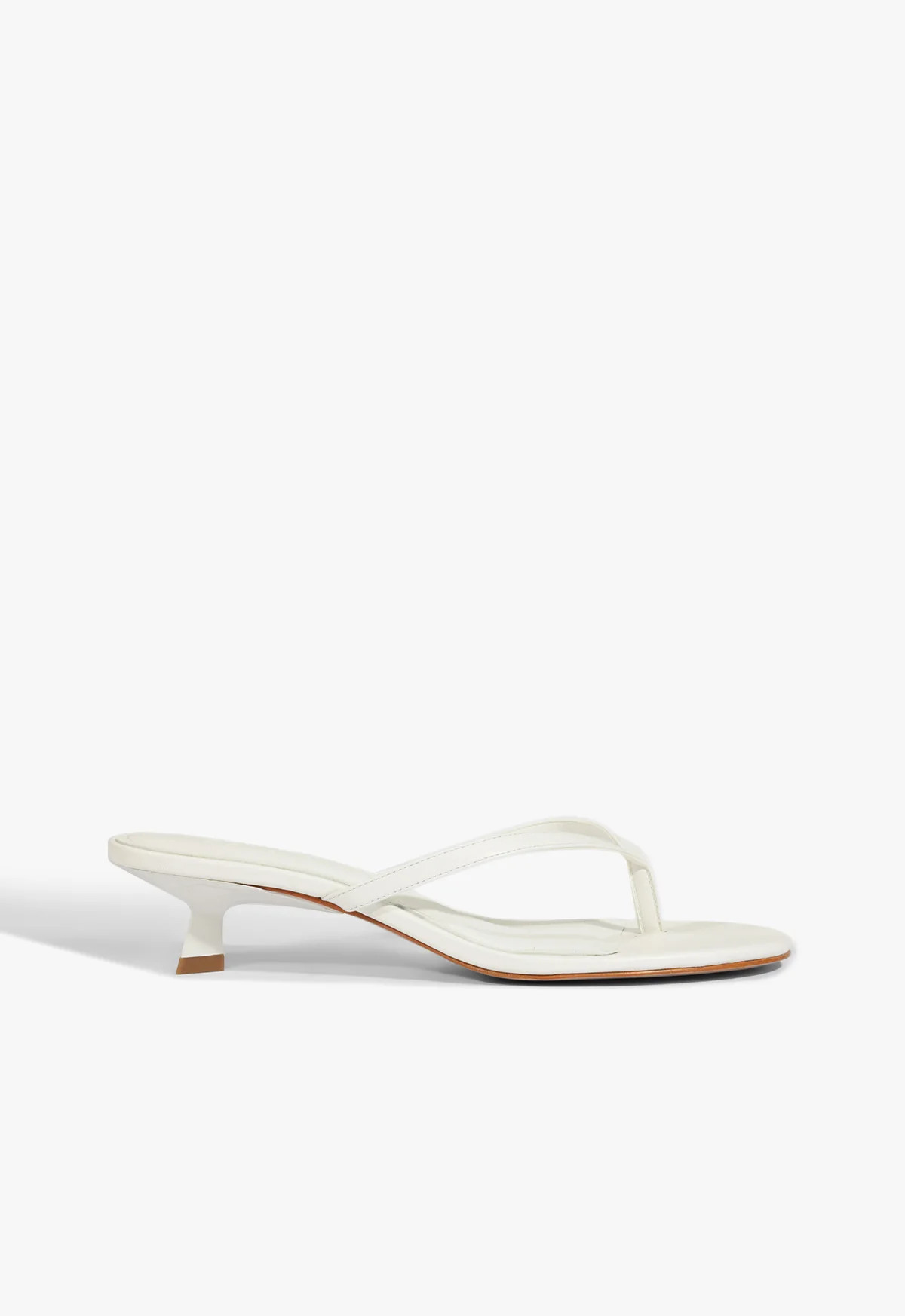 Carolyn Stiletto Sandal | White | Leather | Schutz (US)
