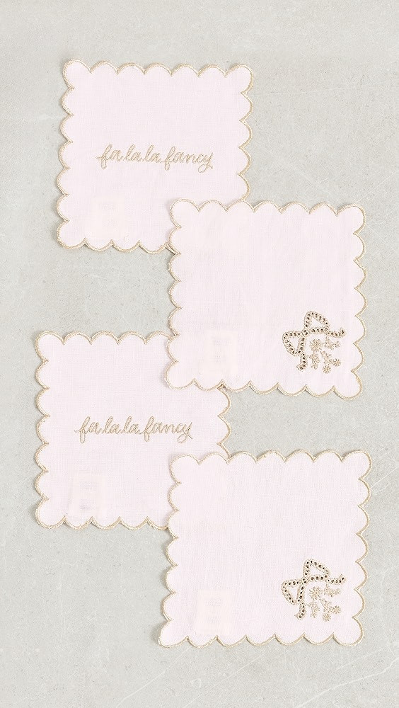 Winter Ribbon Cocktail Napkins | Shopbop