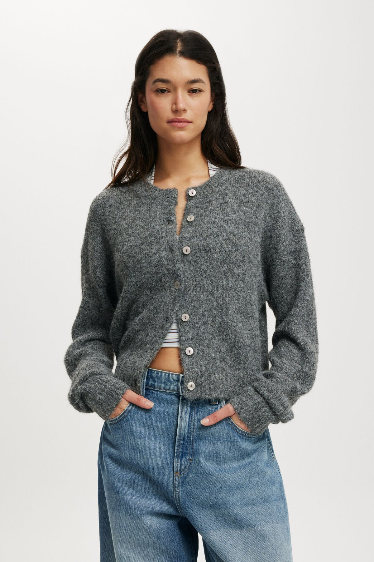 Lofty Luxe Crew Cardigan | Cotton On (US)