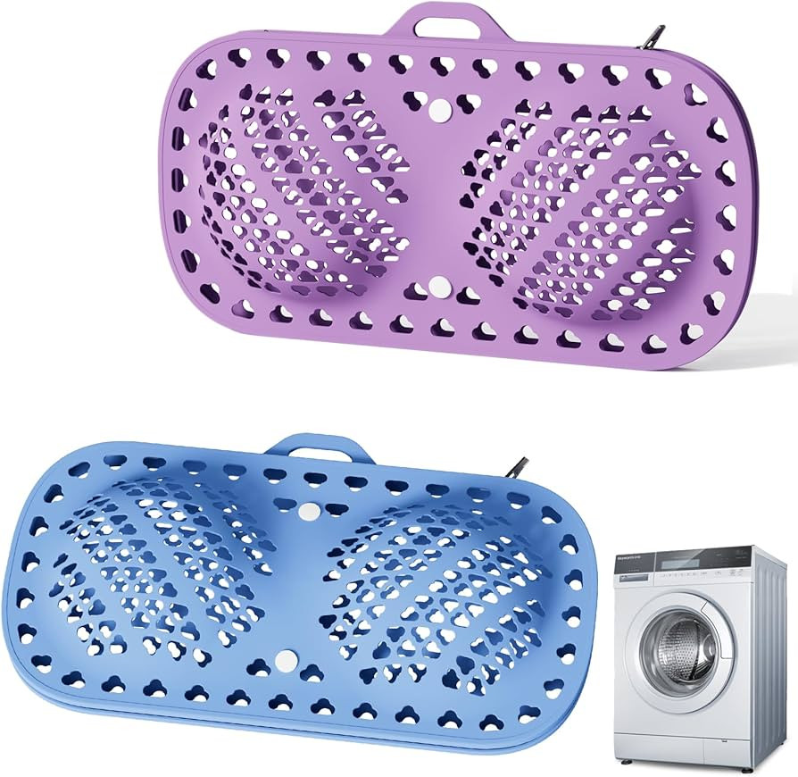 Bra Washing Bag for Laundry, Silicone Lingerie Bags for Washing Delicates, Laundry Bag Washing Ma... | Amazon (US)