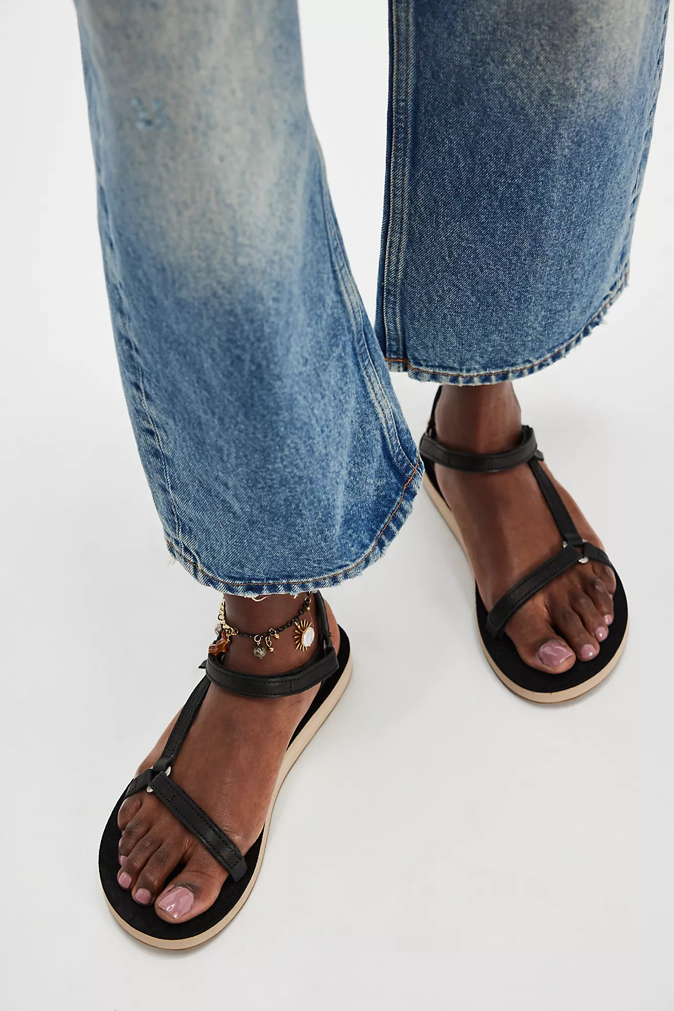 Teva Original Universal Slim Leather Sandals | Free People (Global - UK&FR Excluded)