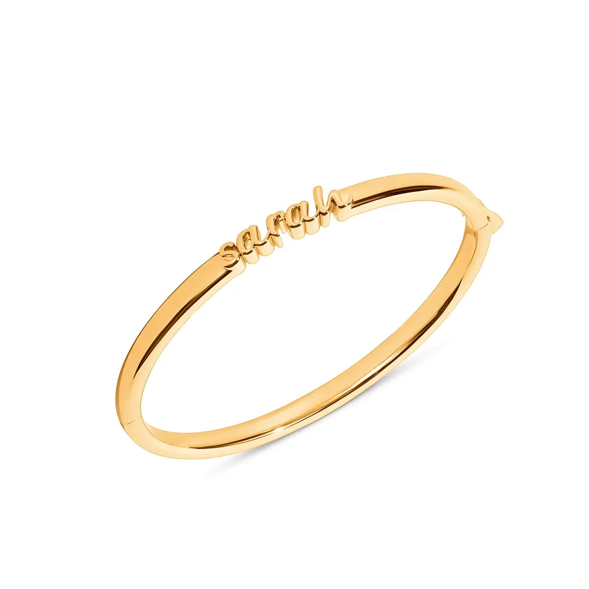 Script Name Bangle (Gold) | Abbott Lyon