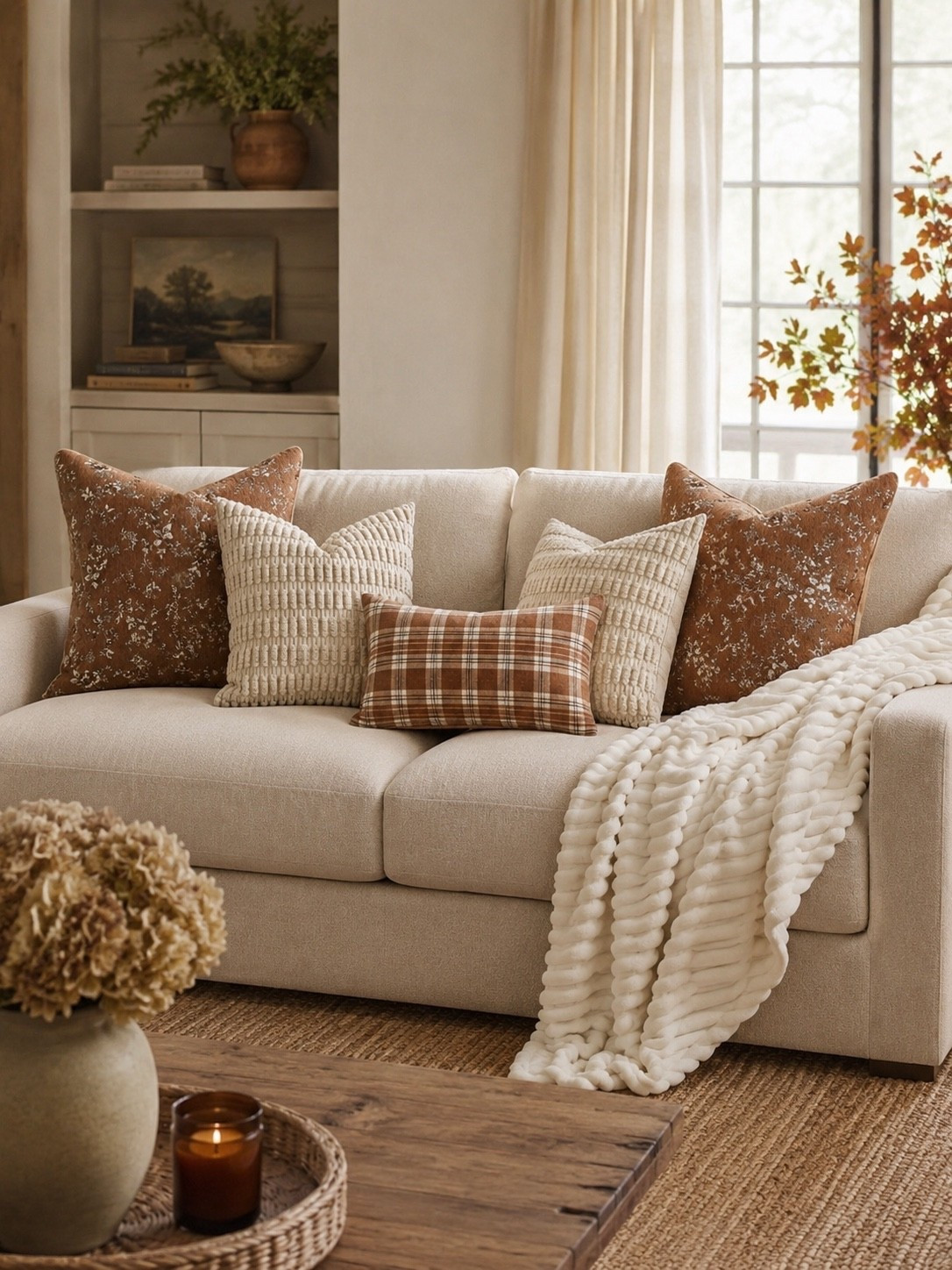 Amazon Pillow Covers That Make Fall Styling So Easy

An easy way to transition your home into fall without changing everything. These Amazon pillow covers bring in the prettiest warm rust tones, soft neutrals, cozy texture, and classic plaid for a layered look that feels collected and inviting. Perfect for refreshing a sofa, chair, or bed for the season.

Follow @farmtotablecreations on Instagram for more home finds and styling inspiration.

#amazonhome #amazonfinds #fallpillowcovers #fallhomedecor #falldecor #cozyhome #livingroomdecor #neutraldecor #autumnhome #homestyling #amazonhomedecor

#LTKSaleAlert #LTKHome #LTKSeasonal