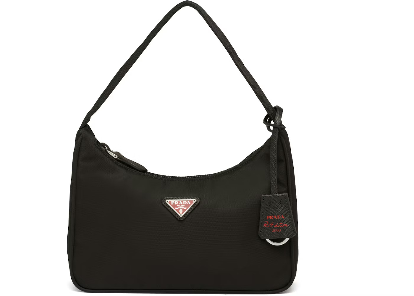 Prada Re-Edition 2000 Nylon Bag Mini Black/Red | StockX