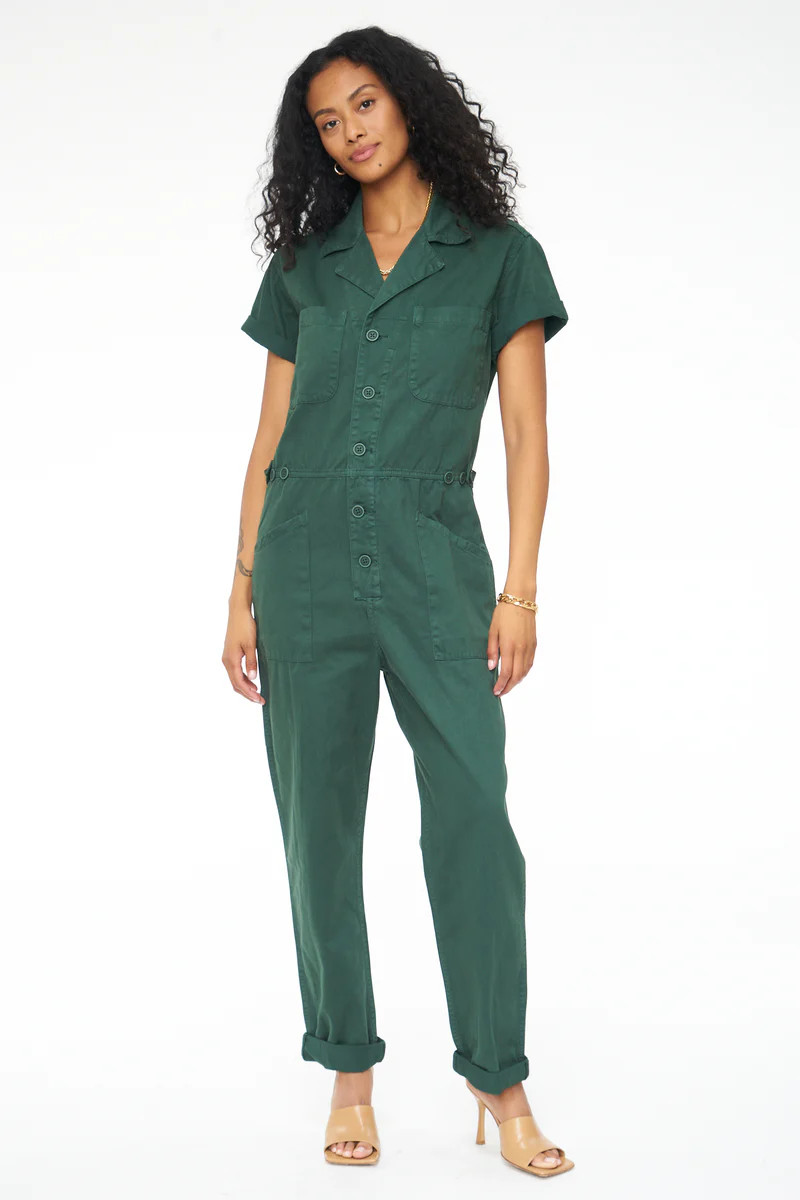 Grover Short Sleeve Field Suit - Ivy | Pistola Denim