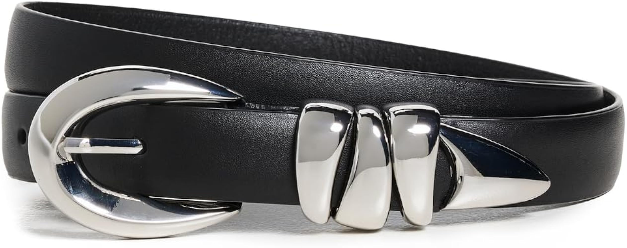 Madewell Women's Chunky Metal Leather Belt | Amazon (US)