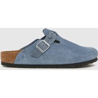 BIRKENSTOCK boston braided clog sandals in pale blue | Schuh