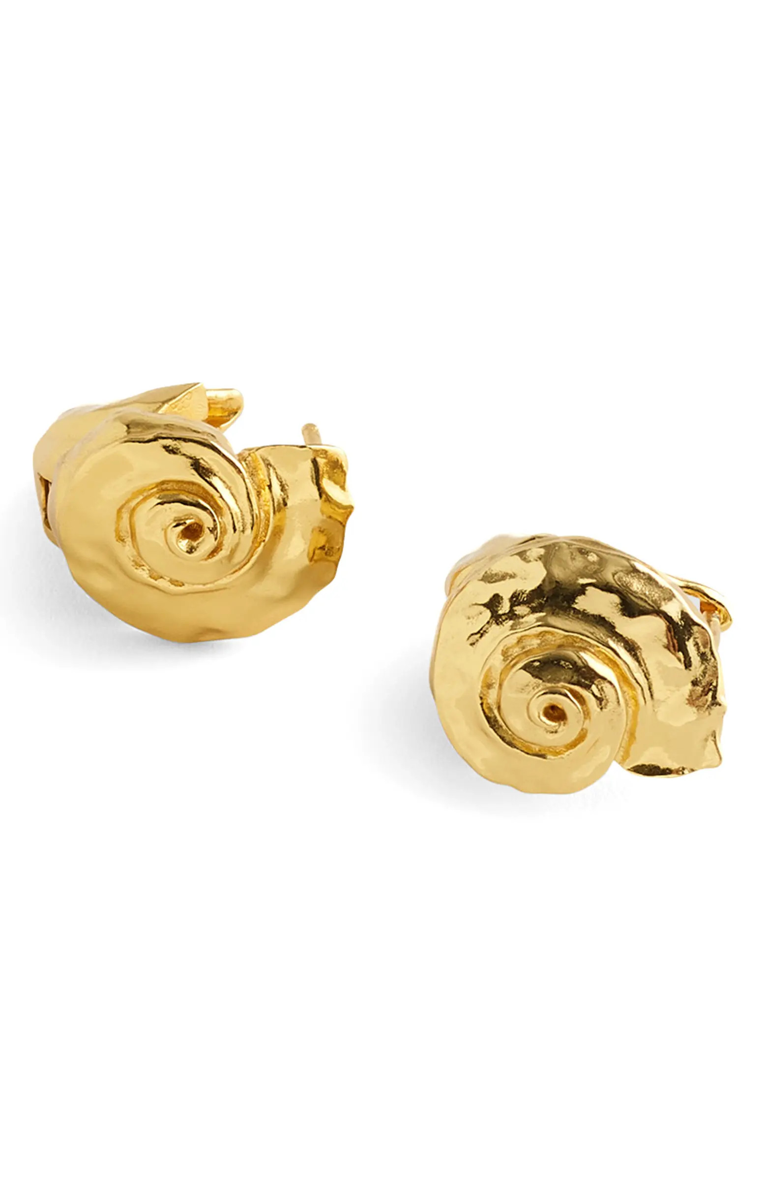 Shell Hoop EarringsMadewell | Nordstrom