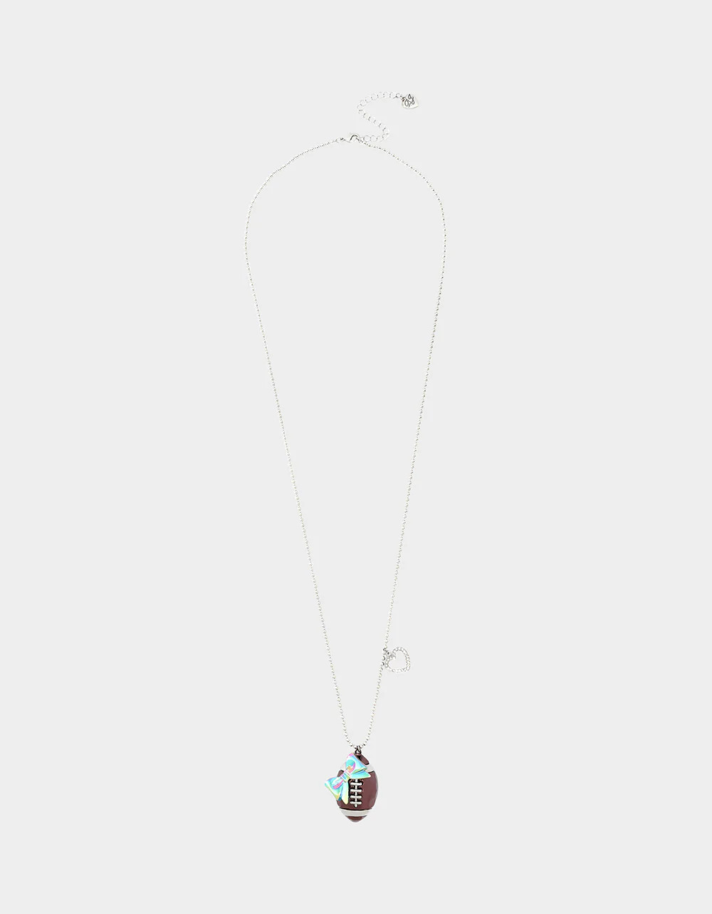SHORT FOOTBALL PENDANT CRYSTAL Women's Football Necklace | Betsey Johnson