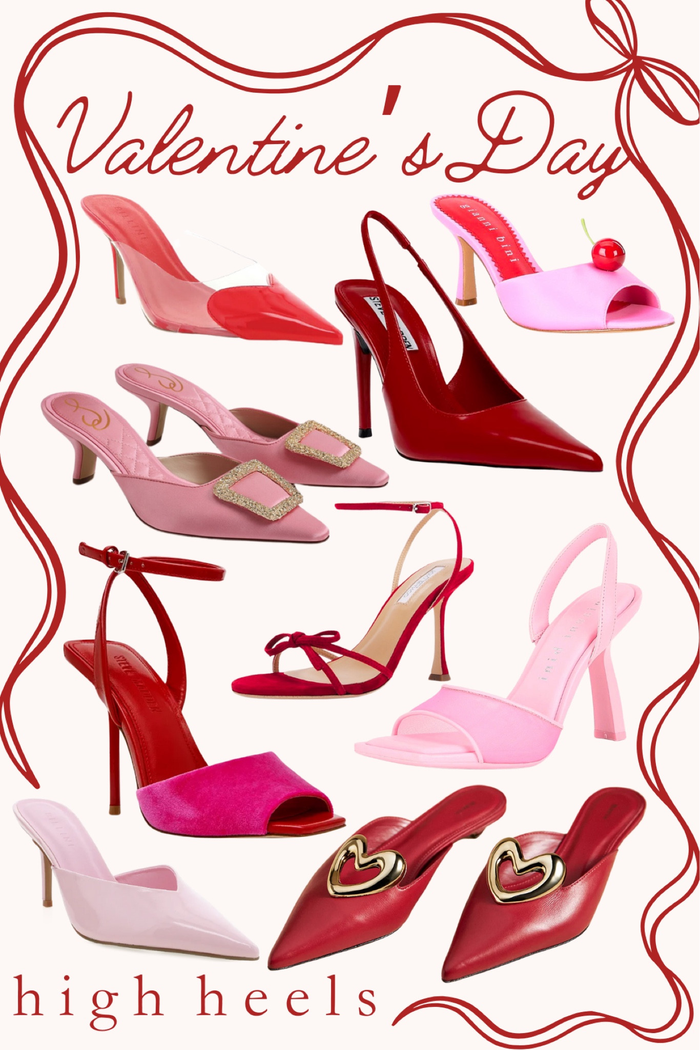 Valentines Day Heels ♥️👠

Nordstrom, Jeffrey Campbell, Zara, Steve Madden, dolce vita, burgundy shoes, Zara, Nordstrom rack, dolce vita, Steve Madden, Sam Edelman, Tony Bianco, Target, Nordstrom, revolve, velvet heels, cheetah flats, sale, anniversary sale, accessories, sorel, cloudswift, ultraboost, fall shoes, sneakers, tennis shoes, adidas, new balance, Nike, Dillards, active, running shoe, fall fashion, boots, knee high boots, heeled boots, schutz, Marc fisher, All Saints, shoes, flats, mules, loafers, Steve Madden, workwear, Marc fisher, Franco Sarto, Cole haan, Lisa Vicky, open edit, linea paolo, BCBG, hat, earrings, ring, necklace, jewelry, sunglasses, purse, bag, watch, Kate spade, Gucci, Tom ford, Burberry, Michele, lele sadoughi, rag & bone, anthropologie, mascara, nars, supergoop, sunscreen, hair oil, moroccanoil, Donna Karan New York, olaplex, shampoo, conditioner, too faced, Drybar, Elemis, cleansing balm, the ordinary, dr. Dennis, T3, hair dryer, Dyson airwrap, setting spray, Mac, st. Tropez, self tanner, face wash, maison margiela, lotion, Burberry, YSL beauty, Sunday Riley, Tom ford, Chloe, Tula, U beauty, Drybar, Armani, beauty, skincare, charlotte tilbury, lancome, my way, perfume, fragrance, replica, beach walk, lip gloss, lip kit, facial serum, Laura mercier, the ordinary, brow serum, deodorant, setting spray, Dior, brush set, robe, home, kitchen, suitcase, travel, candle, hydro flask, beis, voluspa, Ugg, diptyque, Viking, vacay, vacation, travel bag, Jo Malone London, fellow, ice bucket, matouk, moccamaster, down comforter, sheets, duvet, bedding, bedroom, blanket, cake stand, Crosley, purse, diffuser, fragrance, pot and pan set, tea pot, tea kettle, nest, electric tea kettle, candle set, luxe, barefoot dreams, slippers, candle, fuzzy socks, Ugg, pajama, pajama set, pjs, blanket, cozy, style, fashion, lounge set, home, bathroom, must have, best seller, top seller, bedroom, under 400, under 300, under 200, under 100, under 50, sweet Caroline collection

#LTKsalealert #LTKshoecrush#LTKSummerSales 

#LTKShoeCrush #LTKStyleTip #LTKFindsUnder100