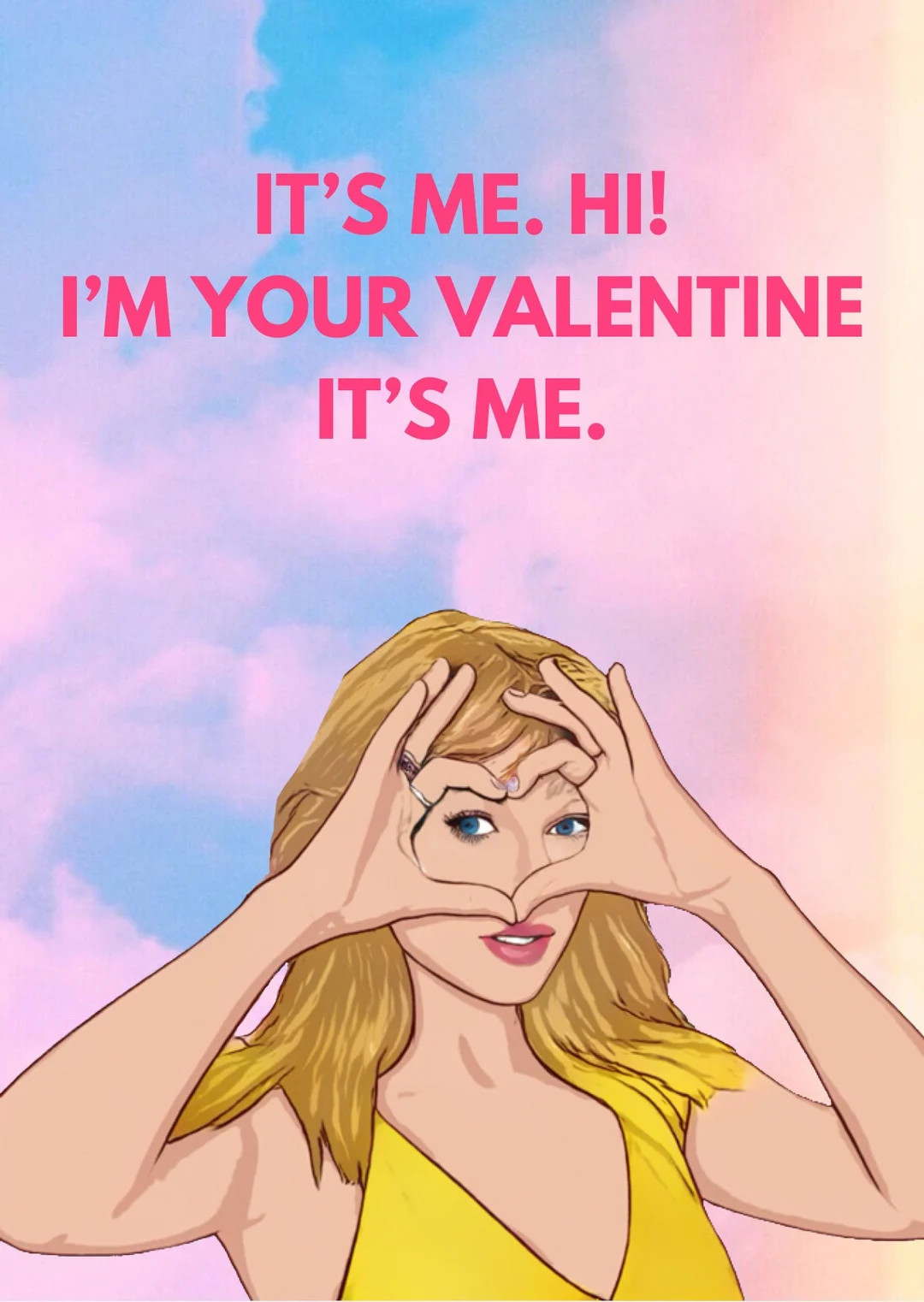 Printable Classroom Valentine-taylor Swift-valentine's Day - Etsy | Etsy (US)