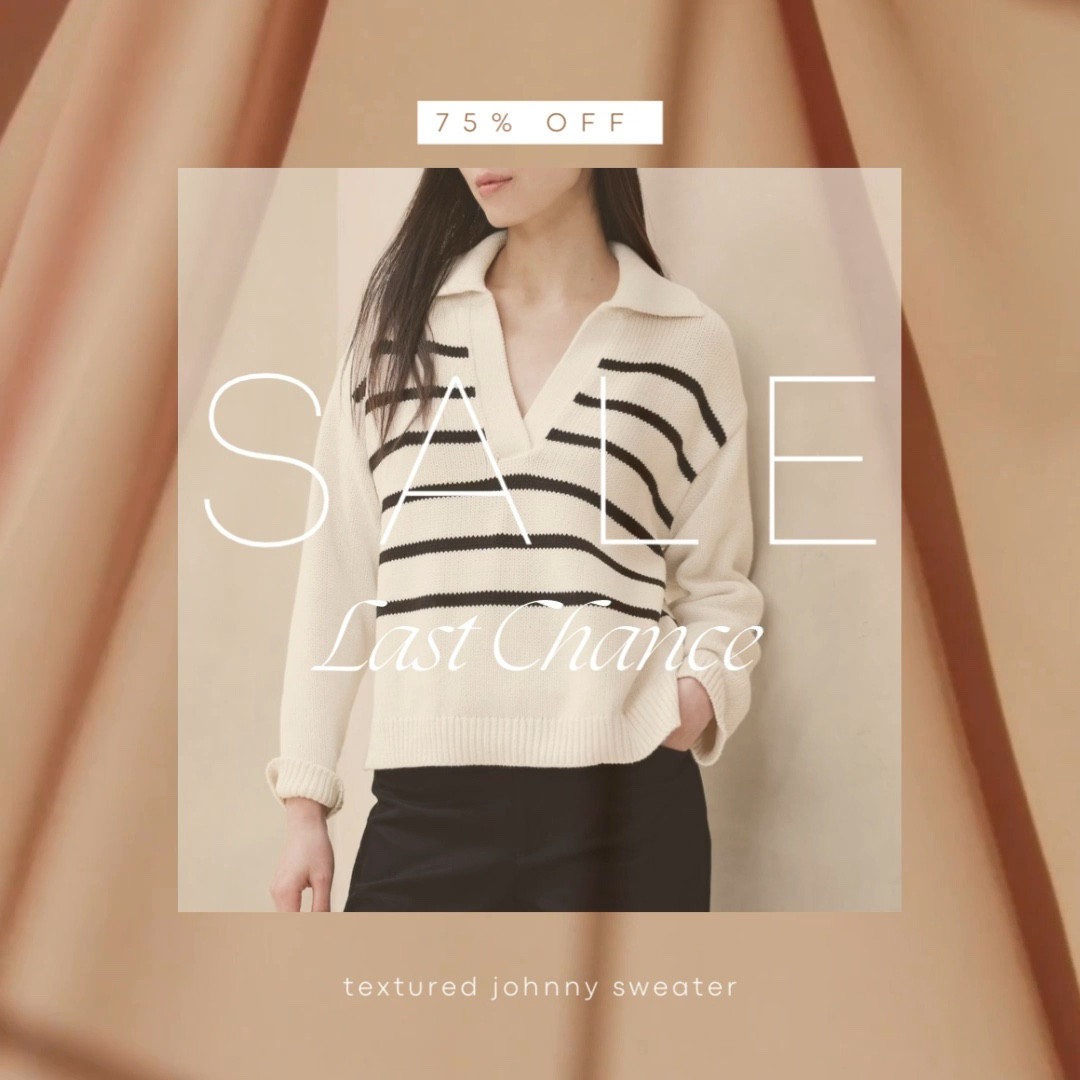 Perfect for upcoming fall currently $19.18 (Regularly $120)

Textured Johnny Collar Sweater
comes in Oyster Pearl & Snow Day!

Perfect for fall as well as winter!

Neutral Ribbed Sweaters!

#LTKFindsUnder50 #LTKSaleAlert #LTKGiftGuide