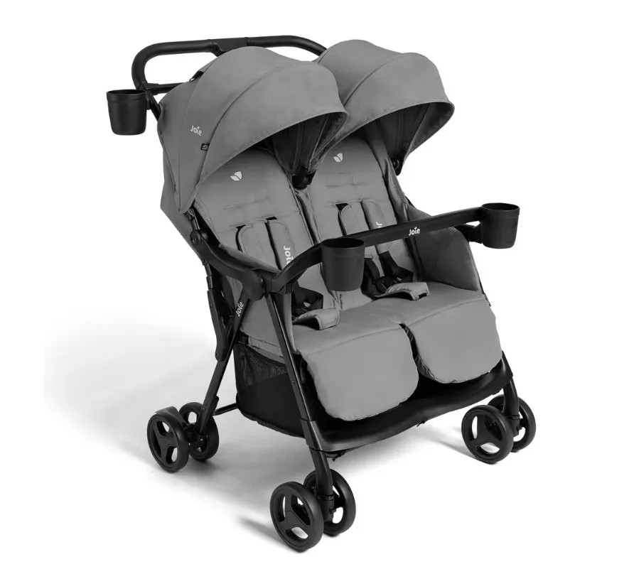 Joie Rosemary Lightweight Double Stroller - Nectar & Mineral | REBEL (formerly Rebelstork)