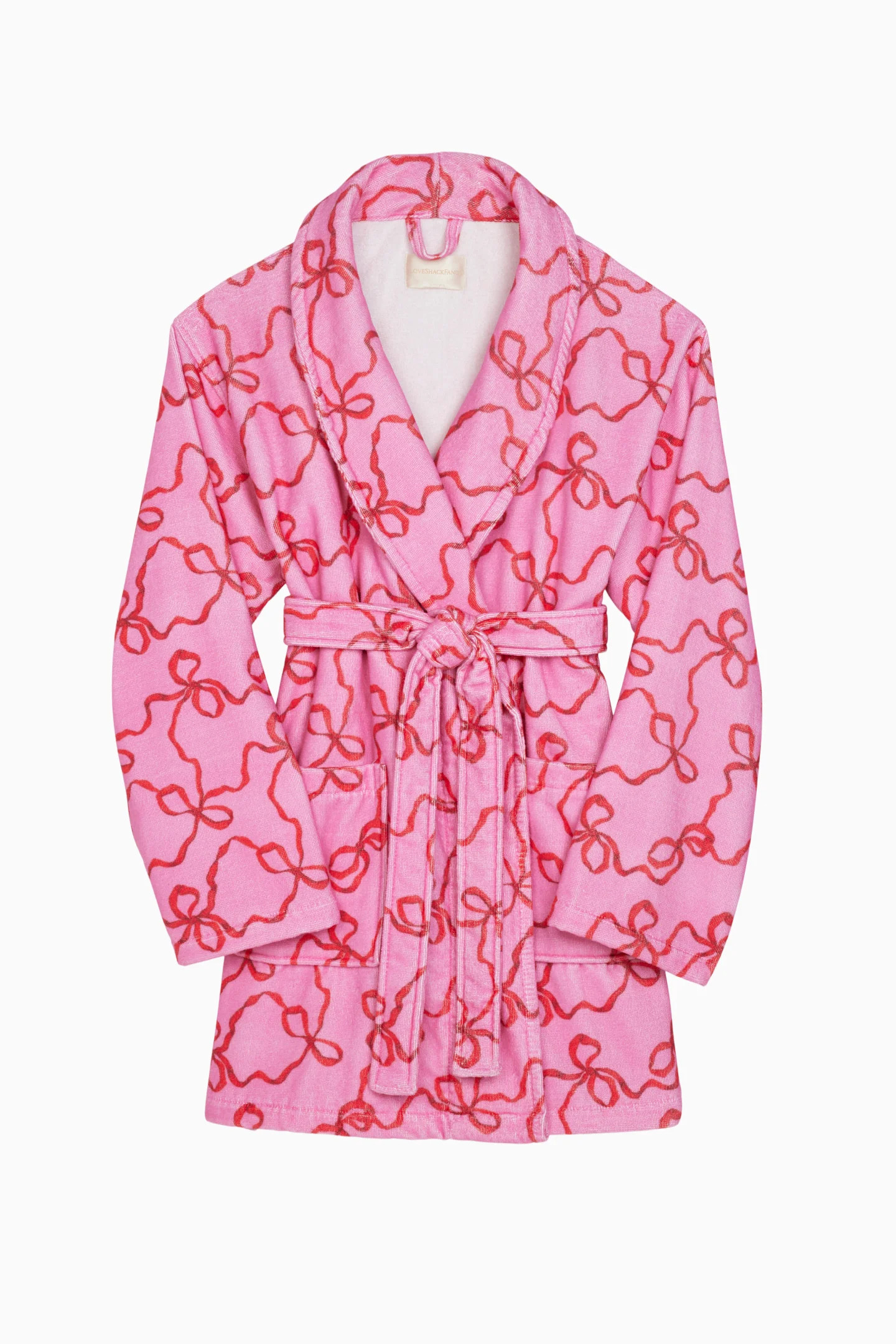 Indie Cotton Bow Print Bath Robe | LoveShackFancy