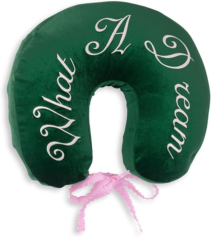 ban.do Getaway Travel Pillow with Washable Cover, Green Neck Pillow for Sleeping in Airplanes or ... | Amazon (US)