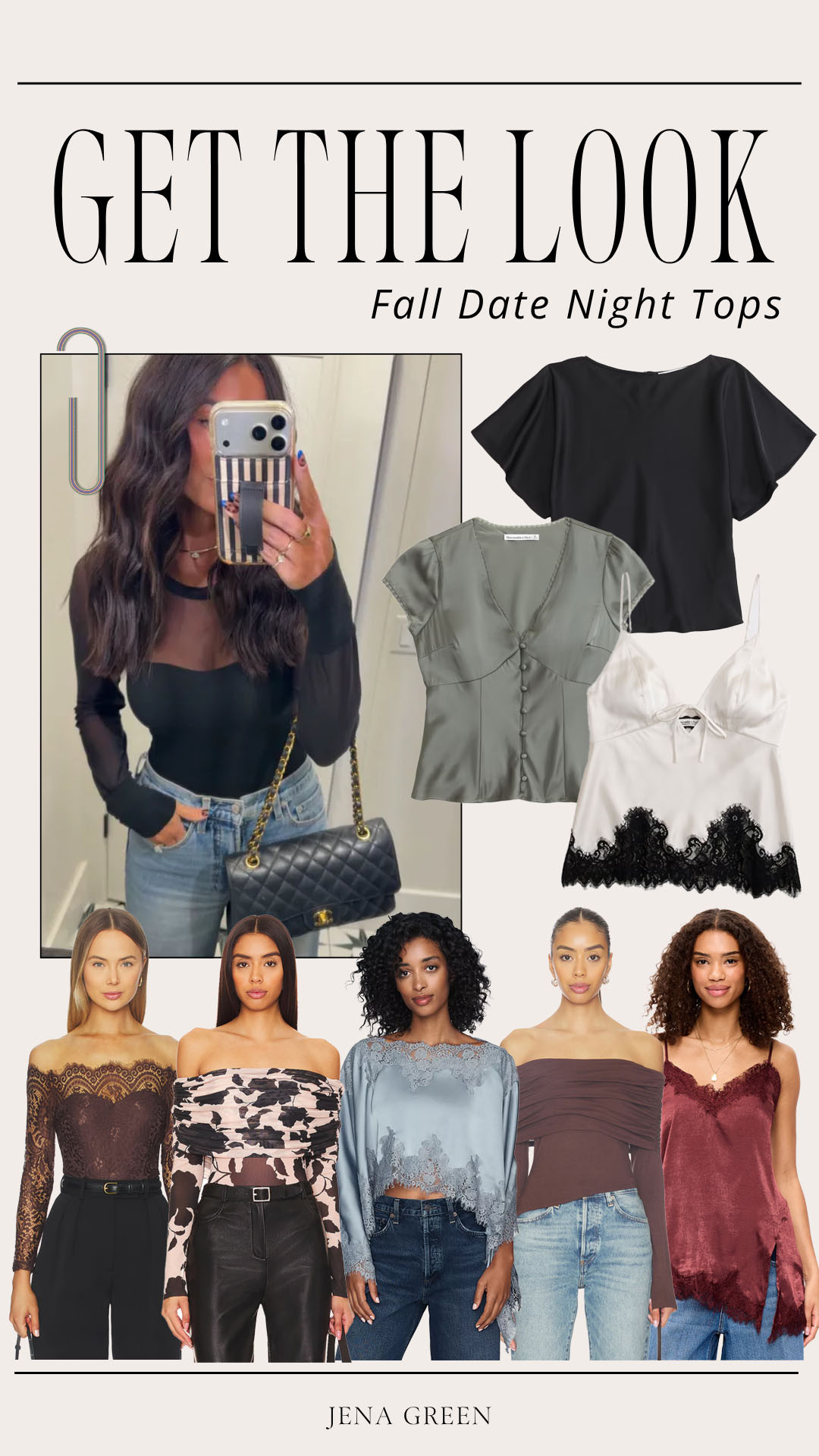 Get the Look | Fall Date Night Tops | Fall Tops  

 #LTKootd #LTKSeasonal