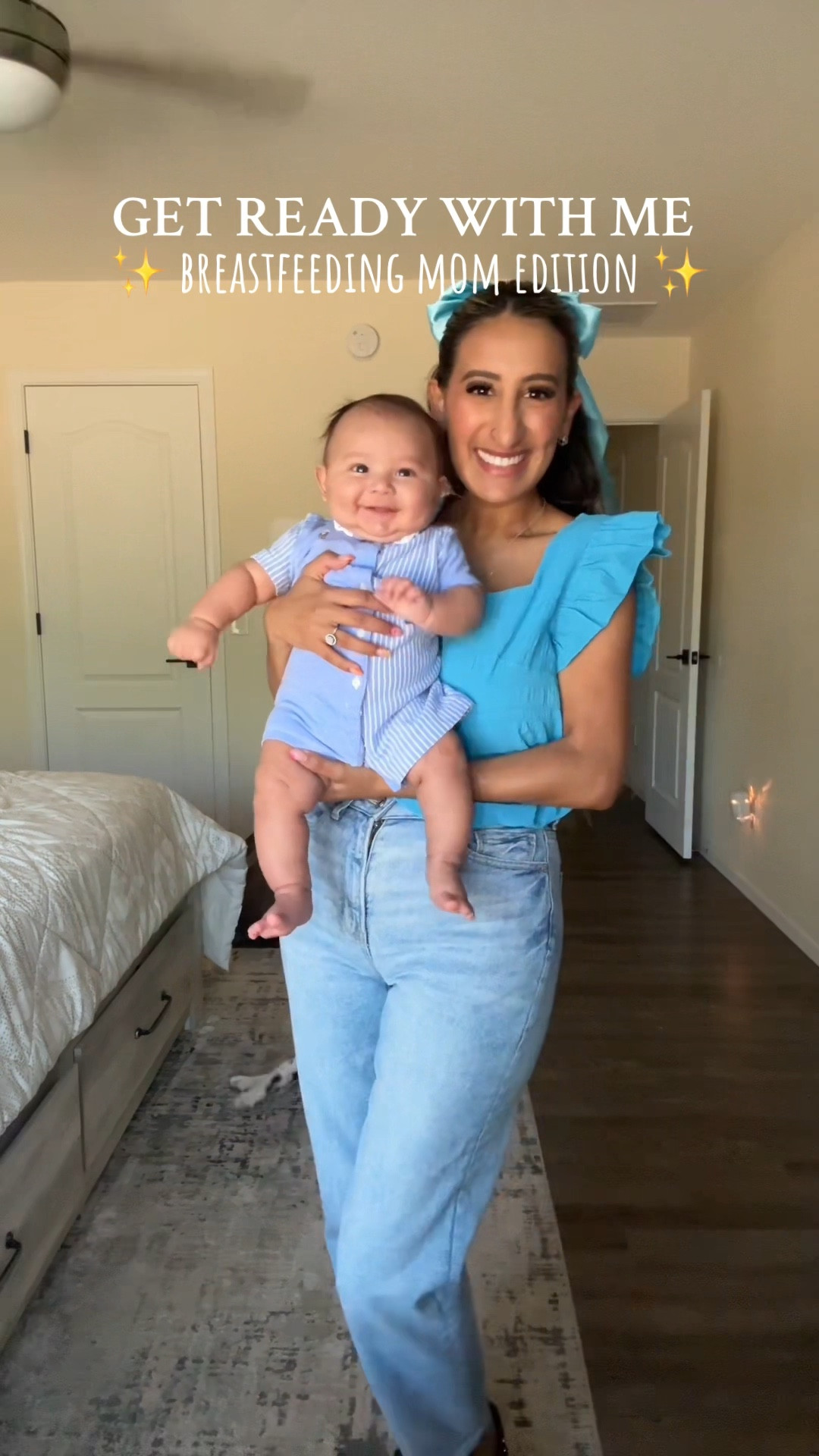 ✨Guess who slipped back into her pre-pregnancy jeans today? 🙋🏽‍♀️ This girl! They’re a little snug, but hey shoutout to these jeans for doing their magic and hiding my apron belly like a pro. 🪄💁🏽‍♀️ Slowly but surely finding my groove again!

And can we talk about Zakyah’s Sunday fit? 💙 His whole fit was gifted by his Tía Anesa and he’s looking dapper for church. 🙌 #PostpartumWin #MomAndSonStyle #postpartum #breastfeeding 

#LTKFindsUnder50 #LTKBaby