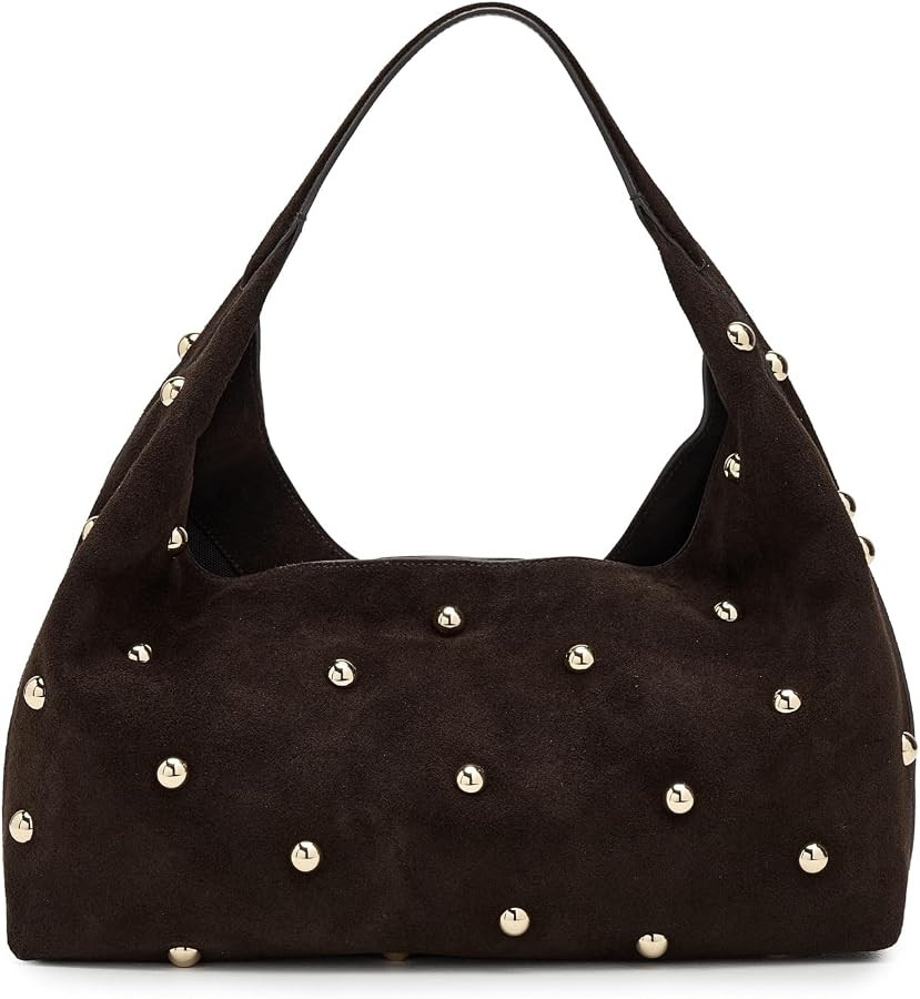 Madewell Women's The Mylie Shoulder Bag in Studded Suede | Amazon (US)