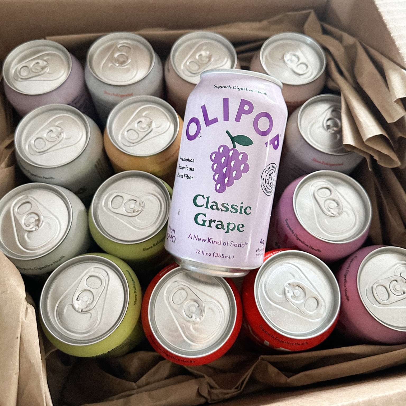 olipop doesn’t know it yet but I’m their biggest/newest hype girl (like I’m obsessed) 😍 also the grape flavour is the GOAT