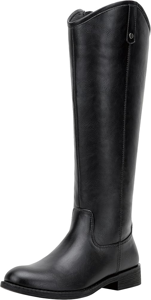 Vepose Women's Knee High Boots 956 Zipper Tall Fashion Boots | Amazon (US)