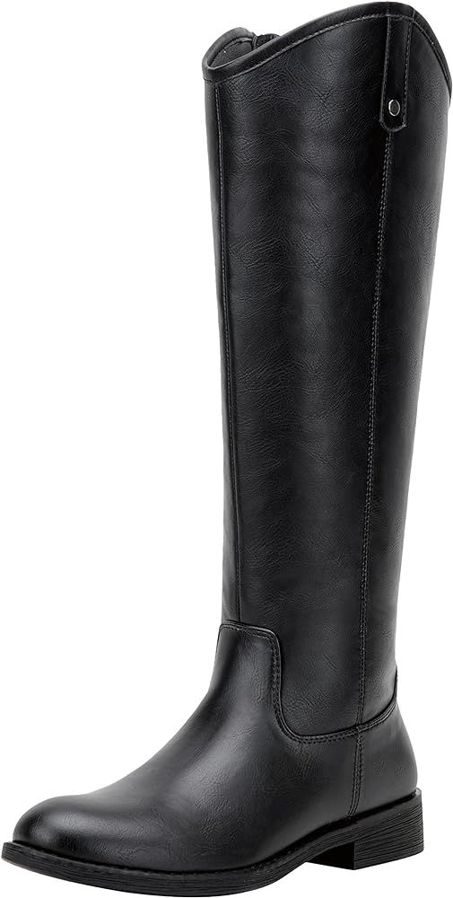 Vepose Women's Knee High Boots 956 Zipper Tall Fashion Boots | Amazon (US)