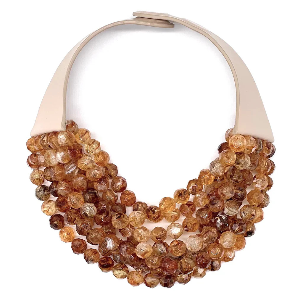 BELLA NECKLACE - MARBLE TORTOISE | Heidi Houston