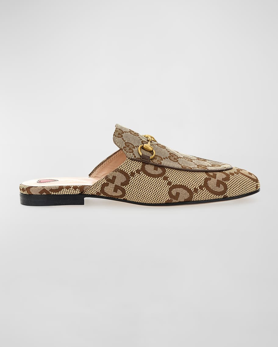 Gucci Princetown GG Canvas Loafer Mules | Neiman Marcus