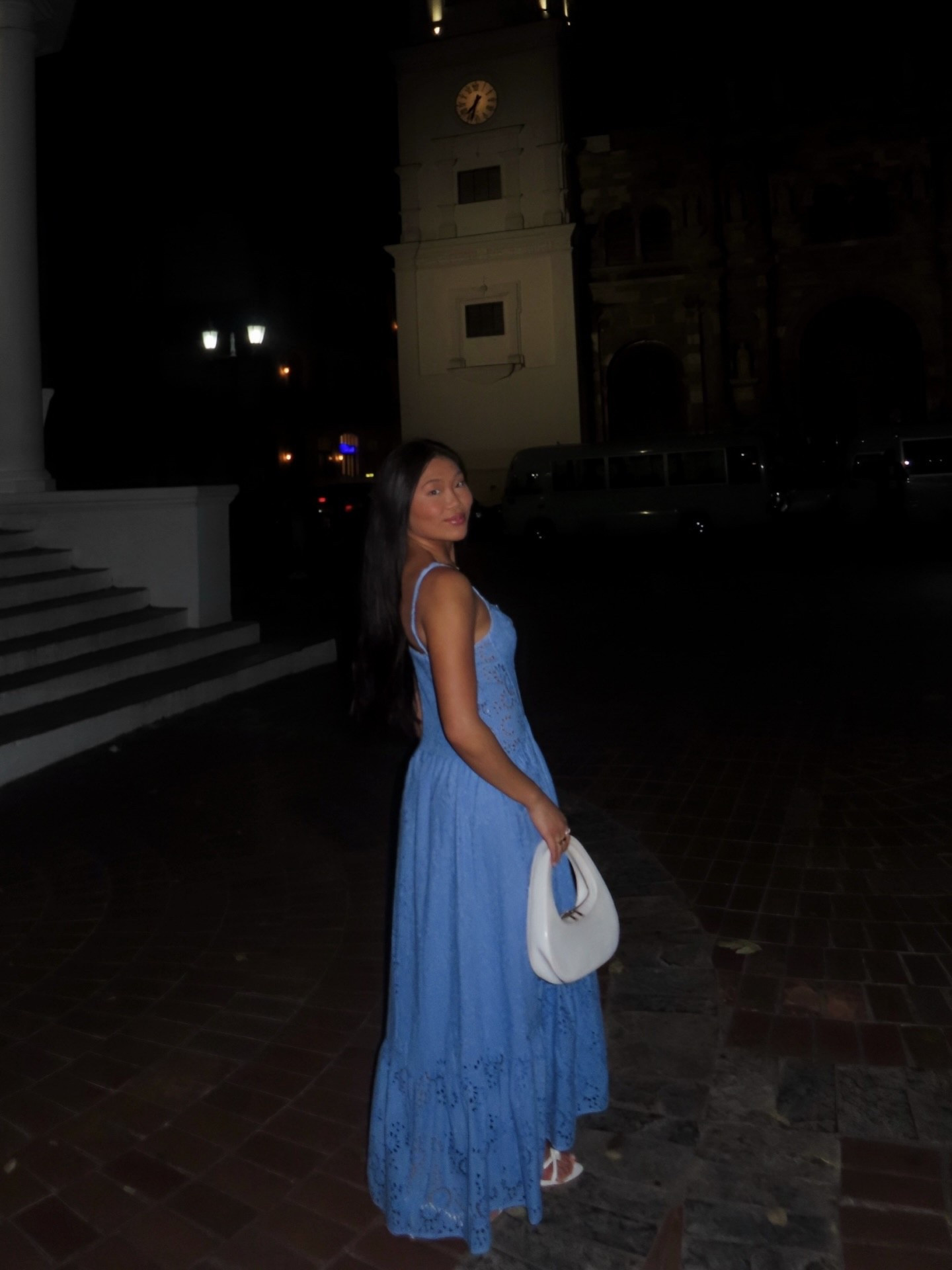 Dinner ootd from @astrthelabel @coperni and @lulus. Perfect for spring break, vacation, or a warm date night outfit blue maxi dress 

#LTKootd