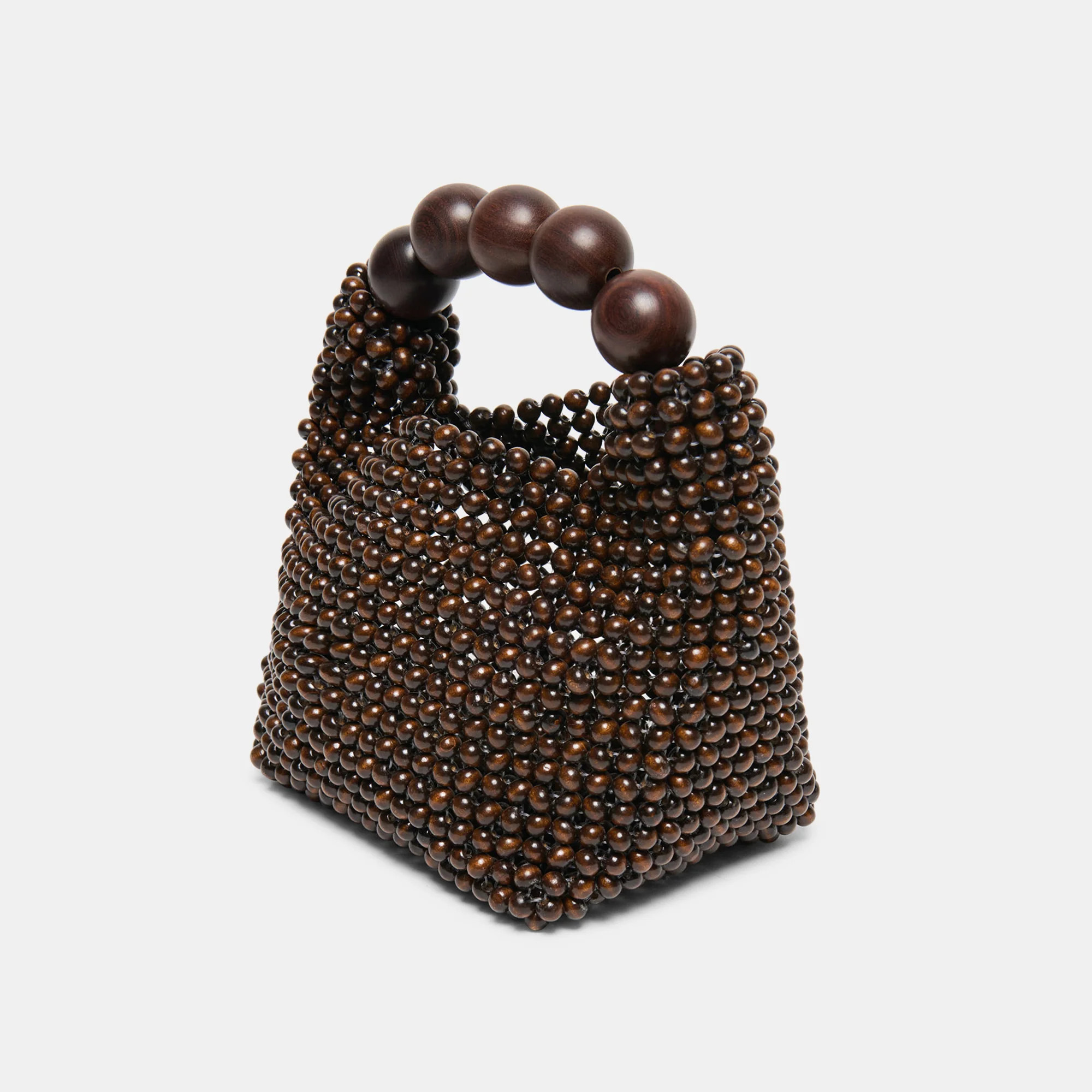 Clover Handbag Chocolate Wood | DolceVita.com
