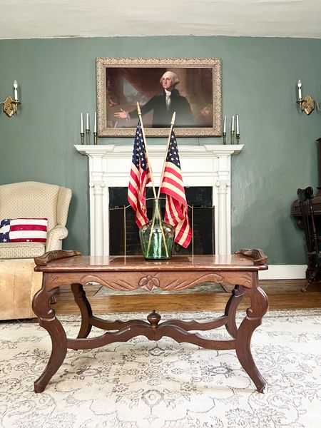 Cozy patriotic living room 

#LTKHome #LTKSeasonal #LTKStyleTip