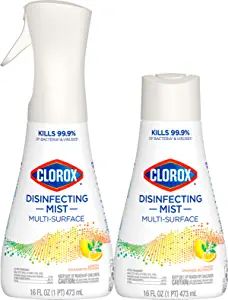 Clorox Disinfecting Mist, Multisurface Cleaner, Lemon and Orange Blossom, Sanitizing Spray & Refi... | Amazon (US)