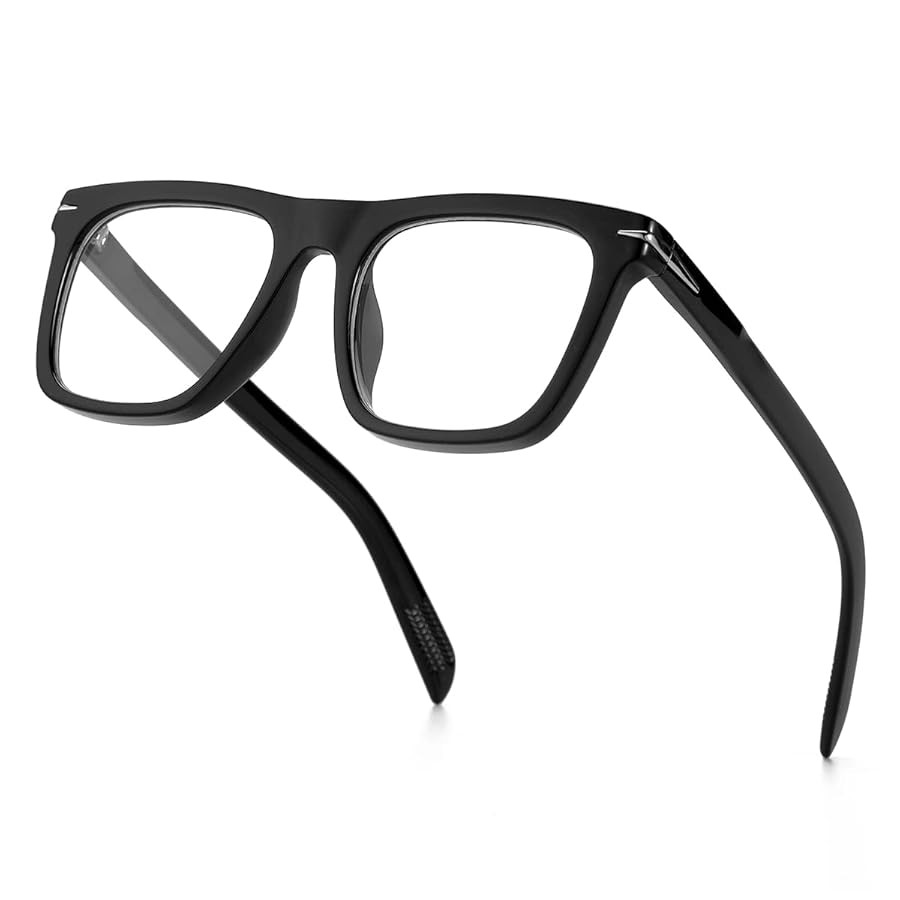 Gleyemor Blue Light Glasses for Men Women Trendy Square Frame Blue Light Blocking Lens Computer G... | Amazon (US)