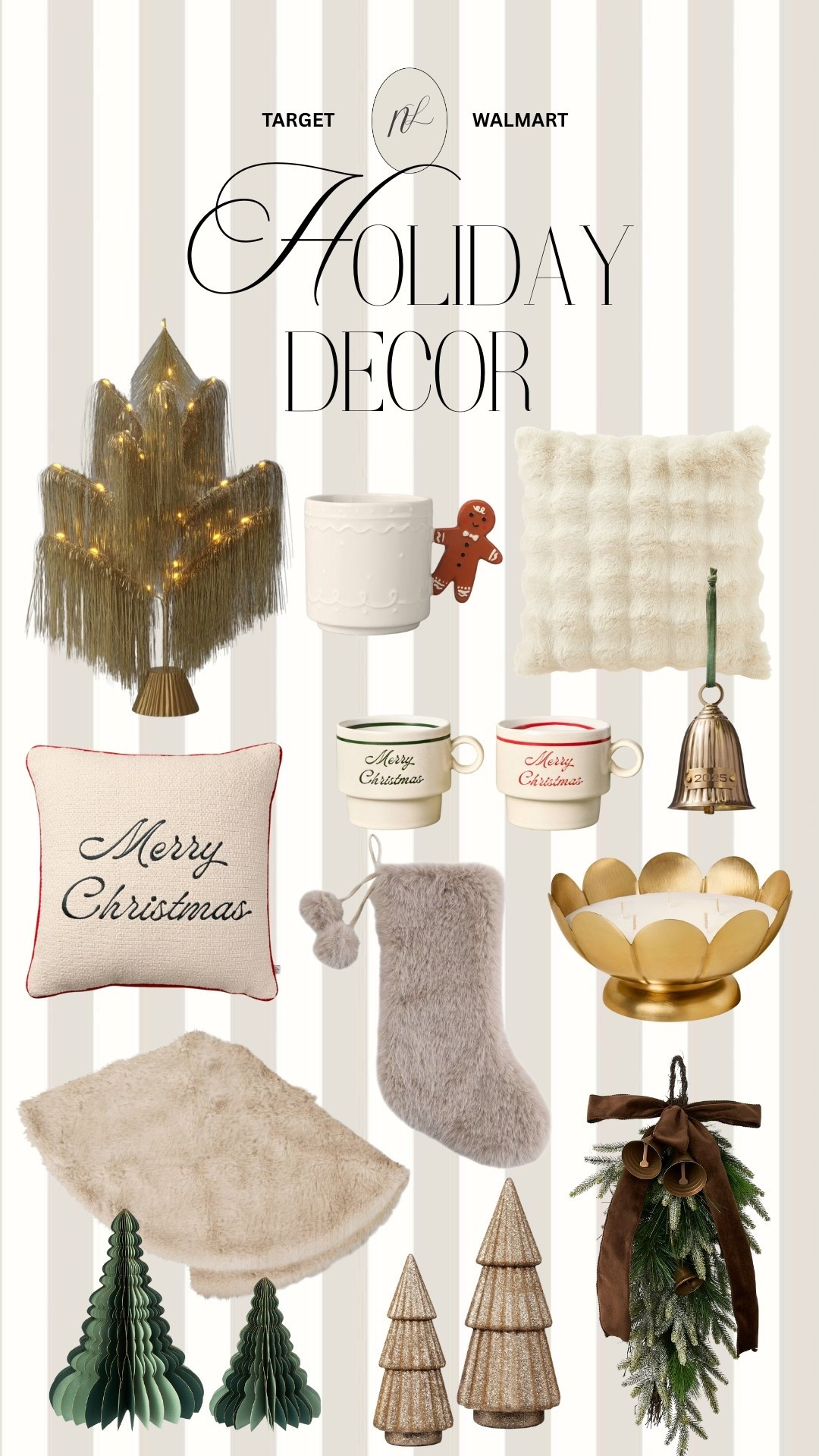 Holiday and Christmas decor from Target and Walmart.

#LTKHoliday #LTKSeasonal #LTKHome