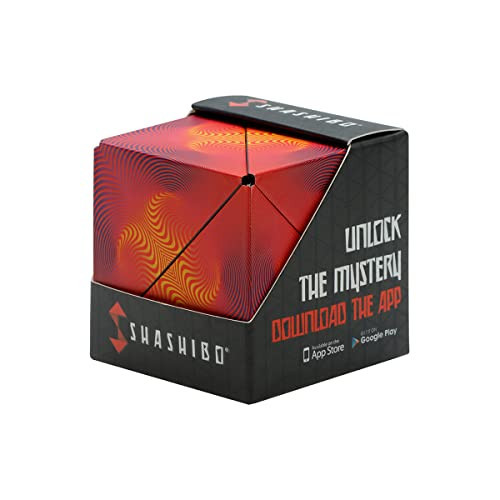 Shashibo Shape Shifting Box - Award-Winning Fidget Toy w/ 36 Rare Earth Magnets - Fidget Cube Transforms Into Over 70 Shapes, Sensory Toy Gift for Kids, Teens, and Adults (Optical Ilusion) | Amazon (US)