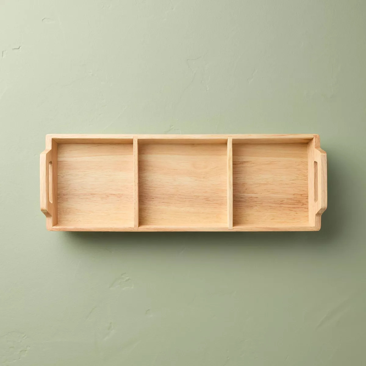 19" Foldable Wood Serving Tray Brown - Hearth & Hand™ with Magnolia | Target