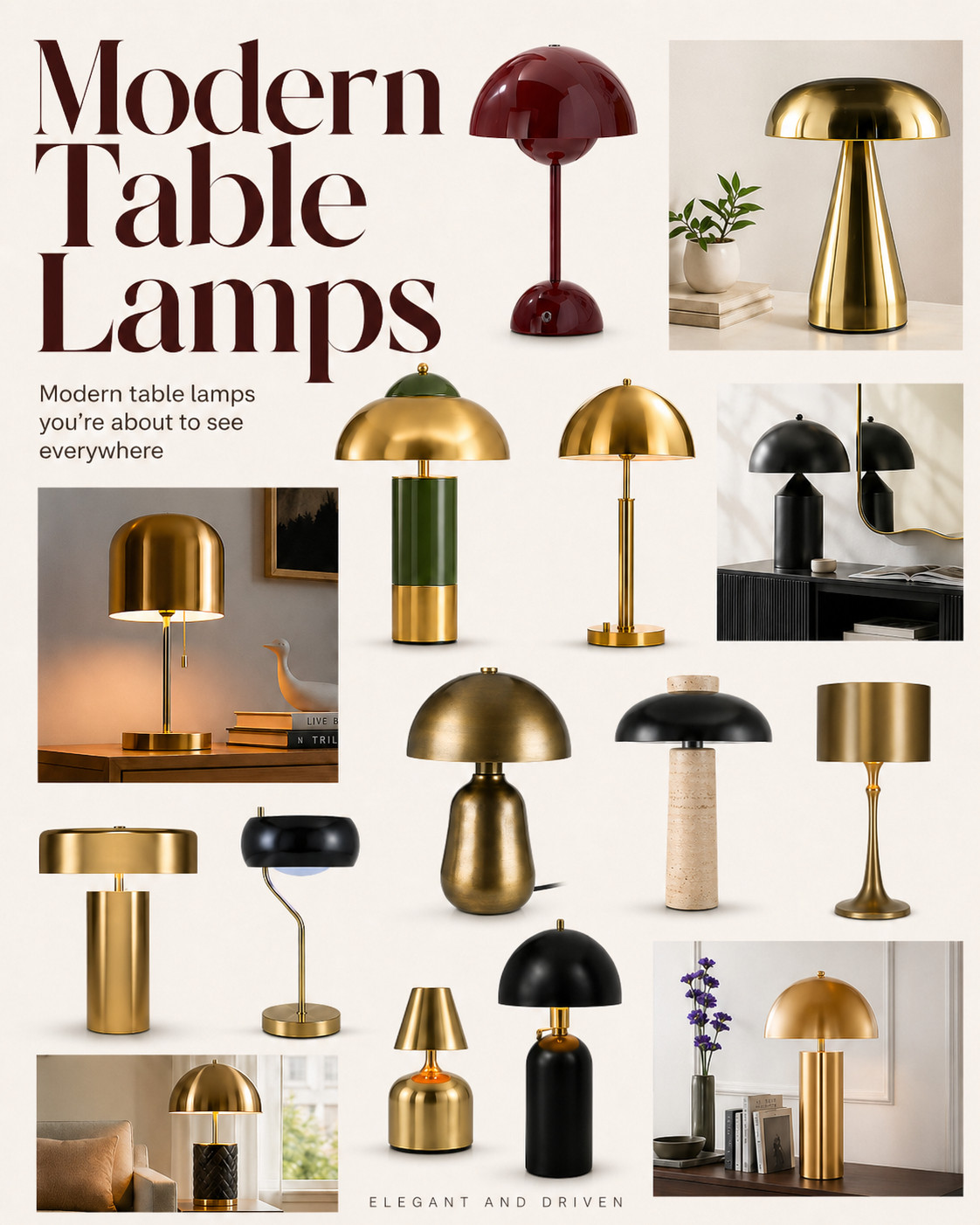 You’ve been seeing these everywhere for a reason.

Modern table lamps are no longer just lighting.
They are statement pieces.

The moment you swap a basic lamp for one of these sculptural designs, your entire space shifts. It feels more current, more intentional, and instantly more elevated.

It is one of the easiest upgrades you can make.
No renovation. No furniture changes. Just one piece.

What makes them so powerful
is the combination of form and finish.

The gold brings warmth, elegance, and that refined glow that works in every room.
The shapes bring the modern edge—clean lines, curved silhouettes, and bold proportions that feel architectural.

Place one on a console table and the entire entryway feels designed.
Add one to your living room and it becomes a focal point.
Style one in your office and suddenly your workspace feels elevated, not overlooked.

They work with everything.
Dark interiors become richer and more dramatic.
Light, neutral spaces become warmer and more luxurious.
Natural wood tones feel instantly more refined.

This is the upgrade most homes are missing.

Shop our curated edit of modern table lamps and pick the design that fits your space.

Because sometimes one detail is all it takes to transform a room.

#HomeUpgrade #ModernDecor #LightingDesign 

 #LTKHome