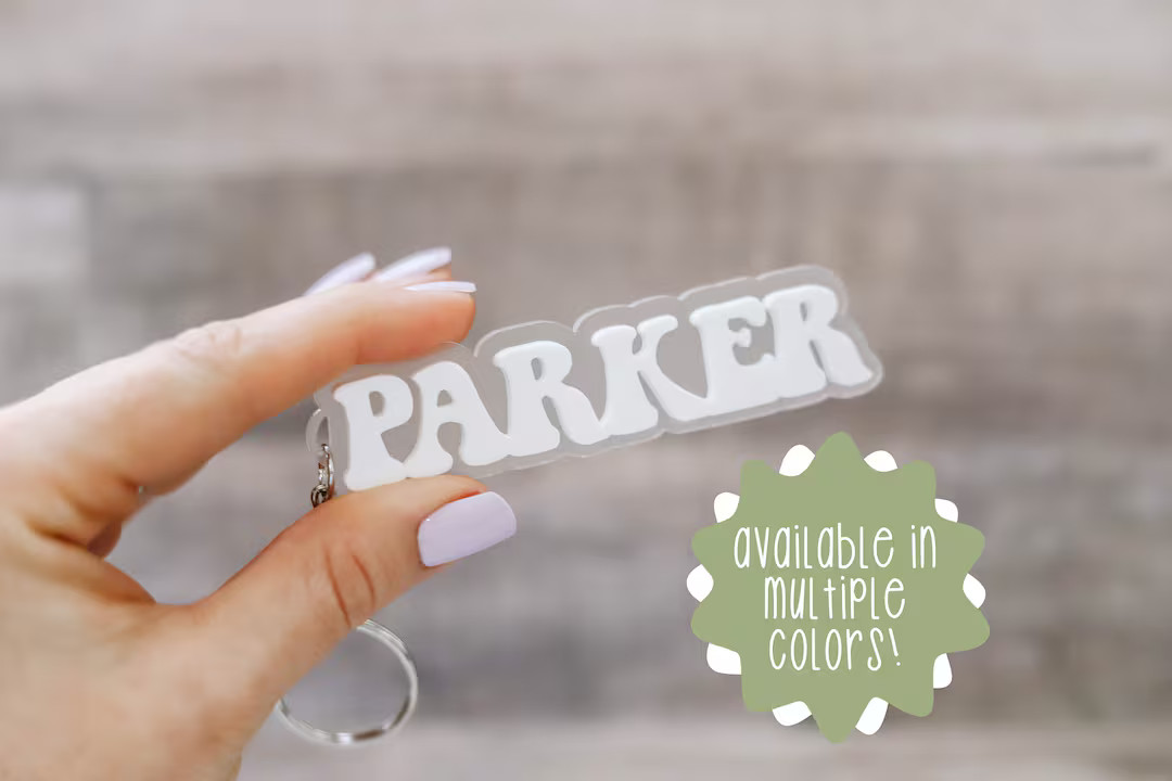 Personalized Name Acrylic Keychain | Custom Keychain - Etsy | Etsy (US)