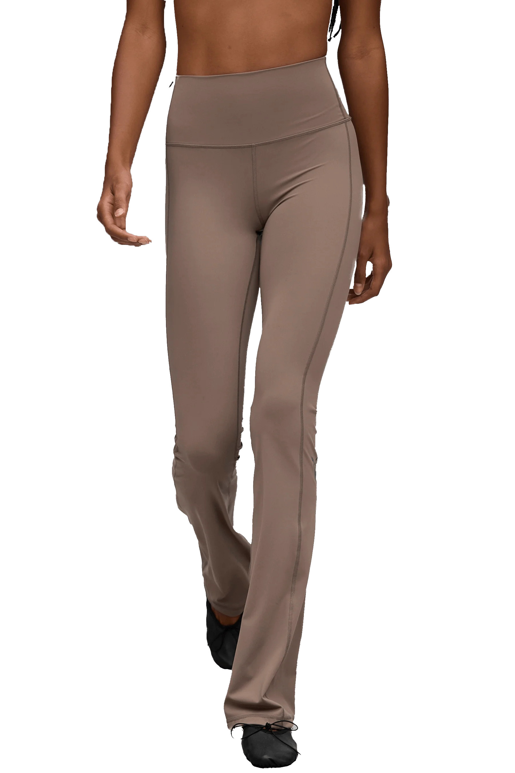FLARED LEGGINGS - Tan | VEYND