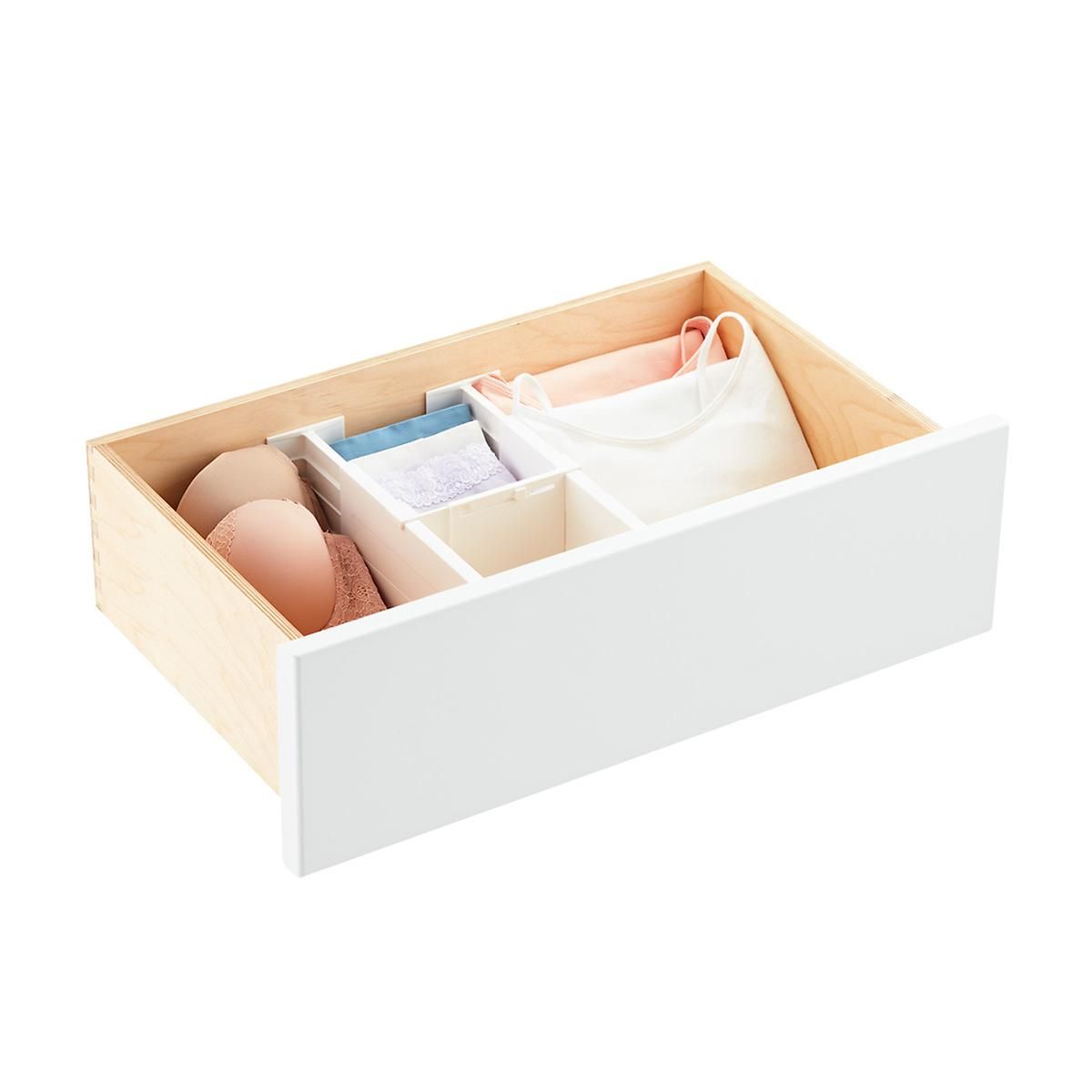 Dream Drawer Dividers White Pkg/2 | The Container Store