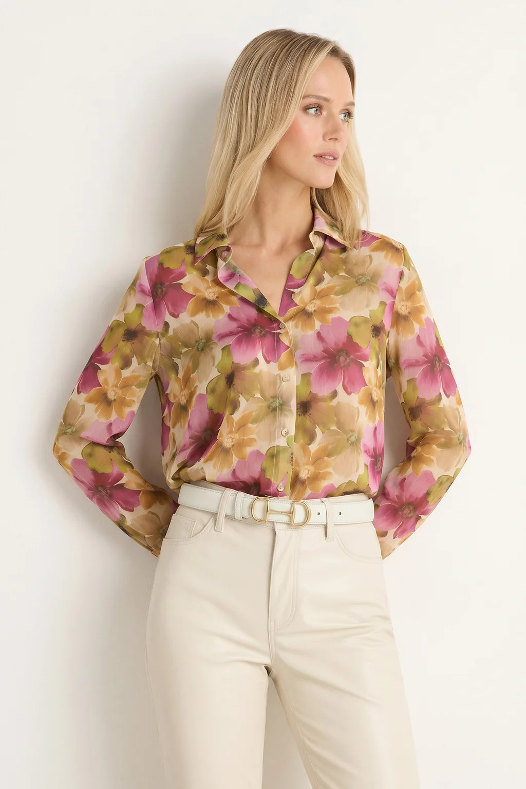 Ana Chiffon Blouse - Floral Print | The Noli Shop