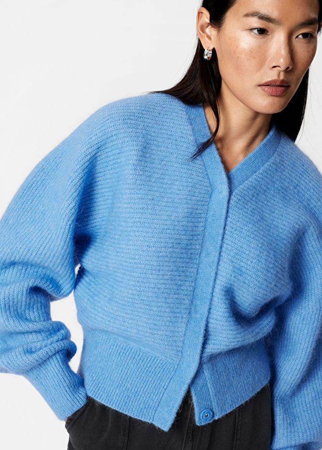 Mohair-Blend Rib-Knit Cardigan | & Other Stories (EU + UK)