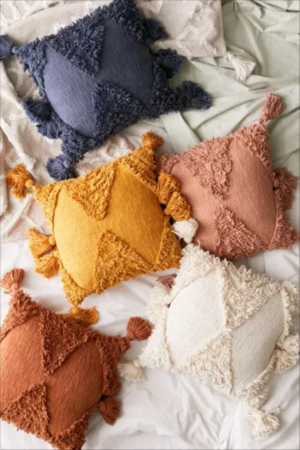 Click for more info about Rumi Shag Throw Pillow