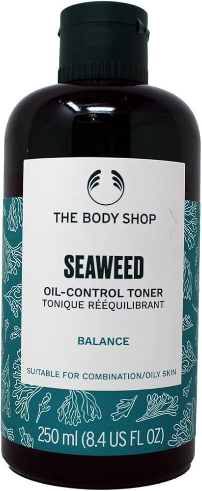 The Body Shop Seaweed Oil-Balancing Toner, 100% Vegan Facial Toner, 8.4 Fl. Oz. | Amazon (US)